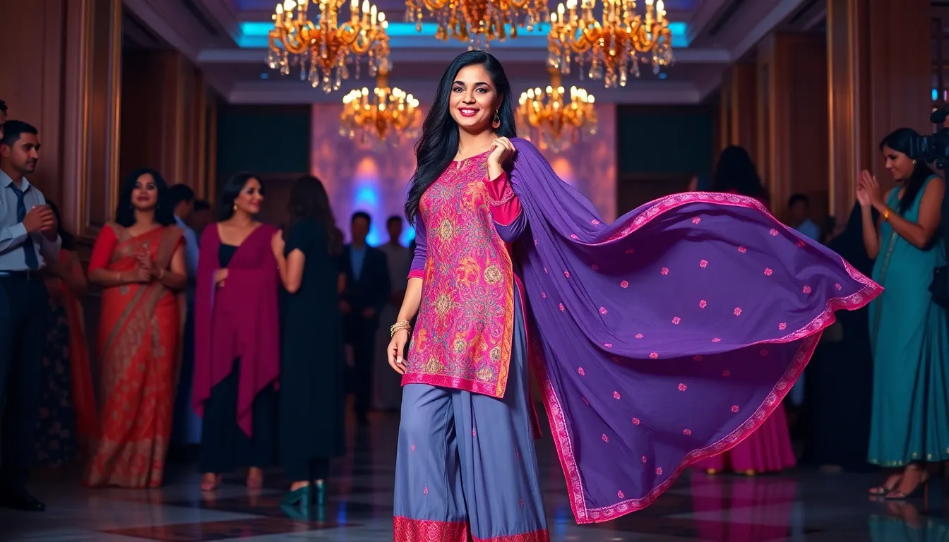 Short Kurti with Palazzo Party Wear: Style Guide for Every Celebration 2 Short Kurti with Palazzo Party Wear: Style Guide for Every Celebration 1