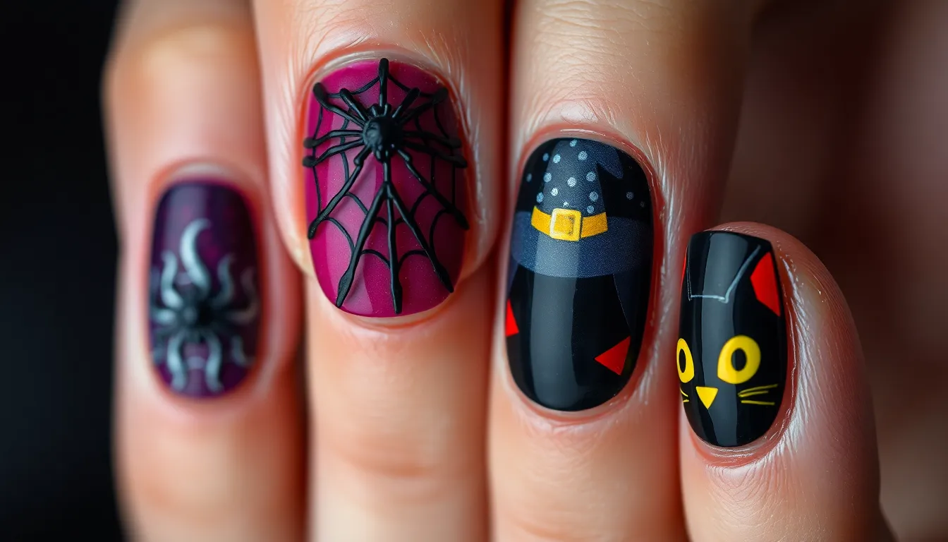 50+ Spooky Nail Designs Ideas for Halloween That'll Make You the Queen of Scary 2 50+ Spooky Nail Designs Ideas for Halloween That'll Make You the Queen of Scary 1