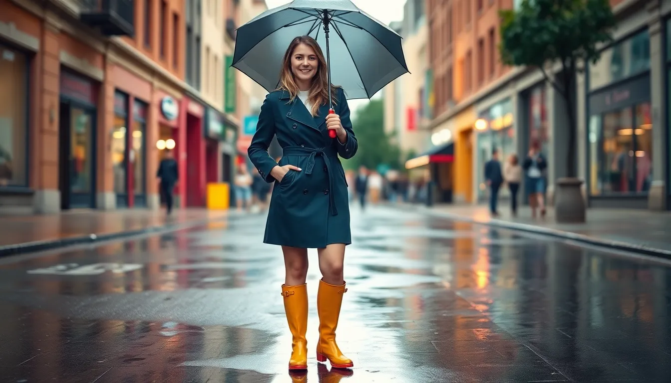 15 Chic Summer Rainy Day Outfit Ideas for Effortless Street Style 2 15 Chic Summer Rainy Day Outfit Ideas for Effortless Street Style 1