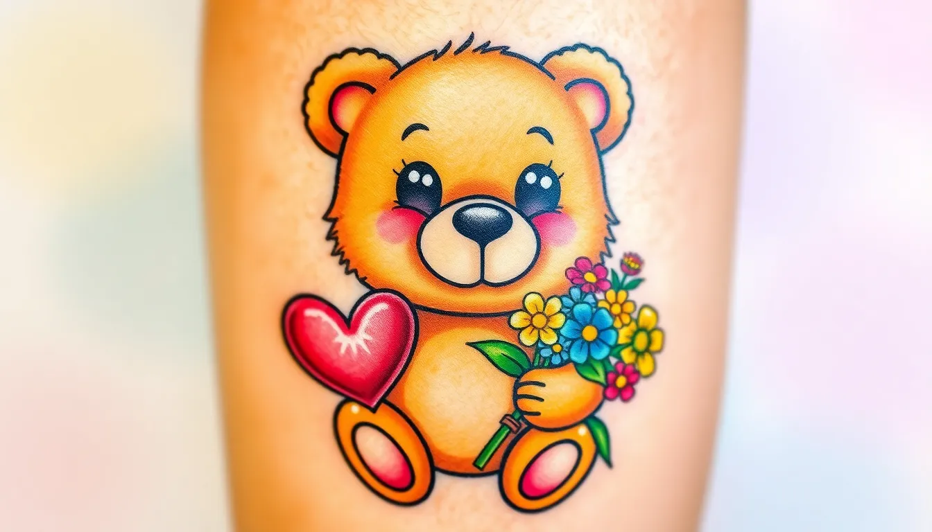 50+ Adorable Teddy Bear Tattoo Ideas for Women: Cute Designs & Meaningful Symbols 2 50+ Adorable Teddy Bear Tattoo Ideas for Women: Cute Designs & Meaningful Symbols 1