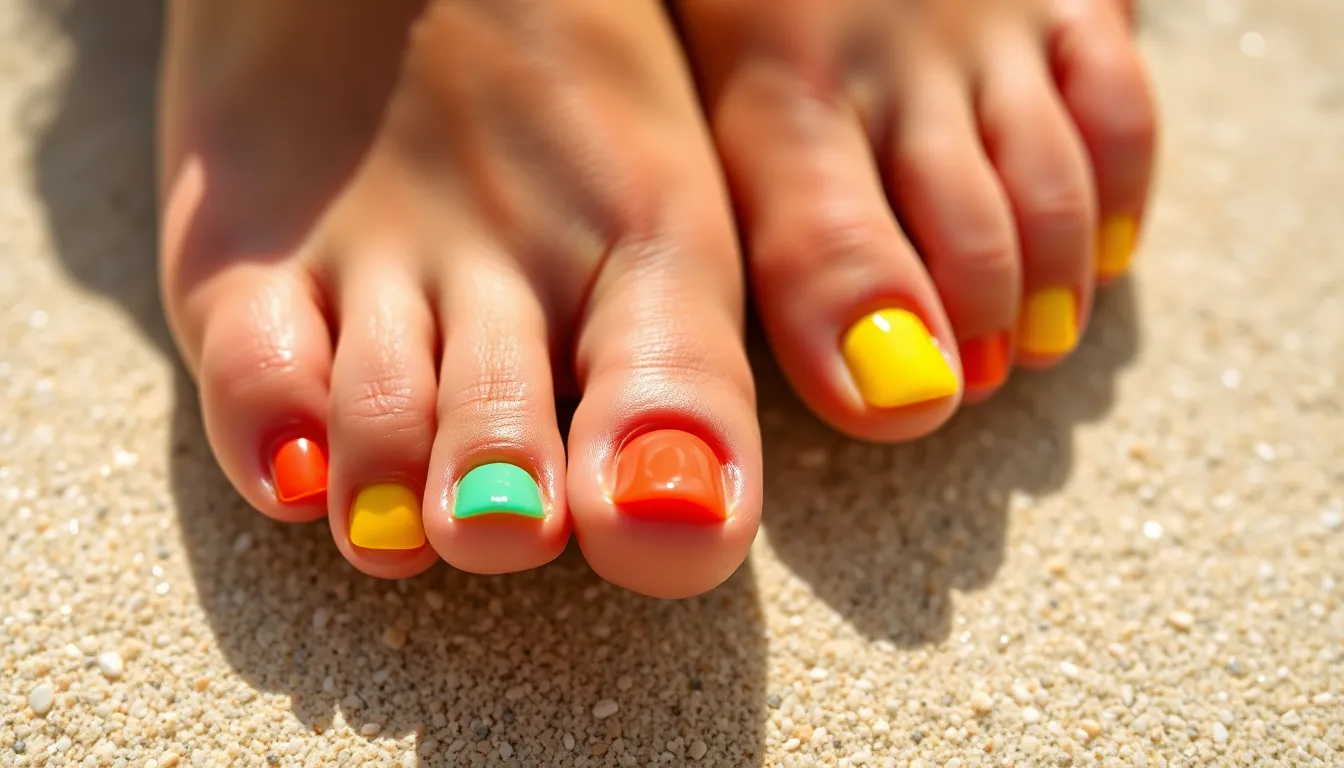 50+ Stunning Toe Nail Designs for Summer Toenails That'll Make You Beach-Ready 2 50+ Stunning Toe Nail Designs for Summer Toenails That'll Make You Beach-Ready 1