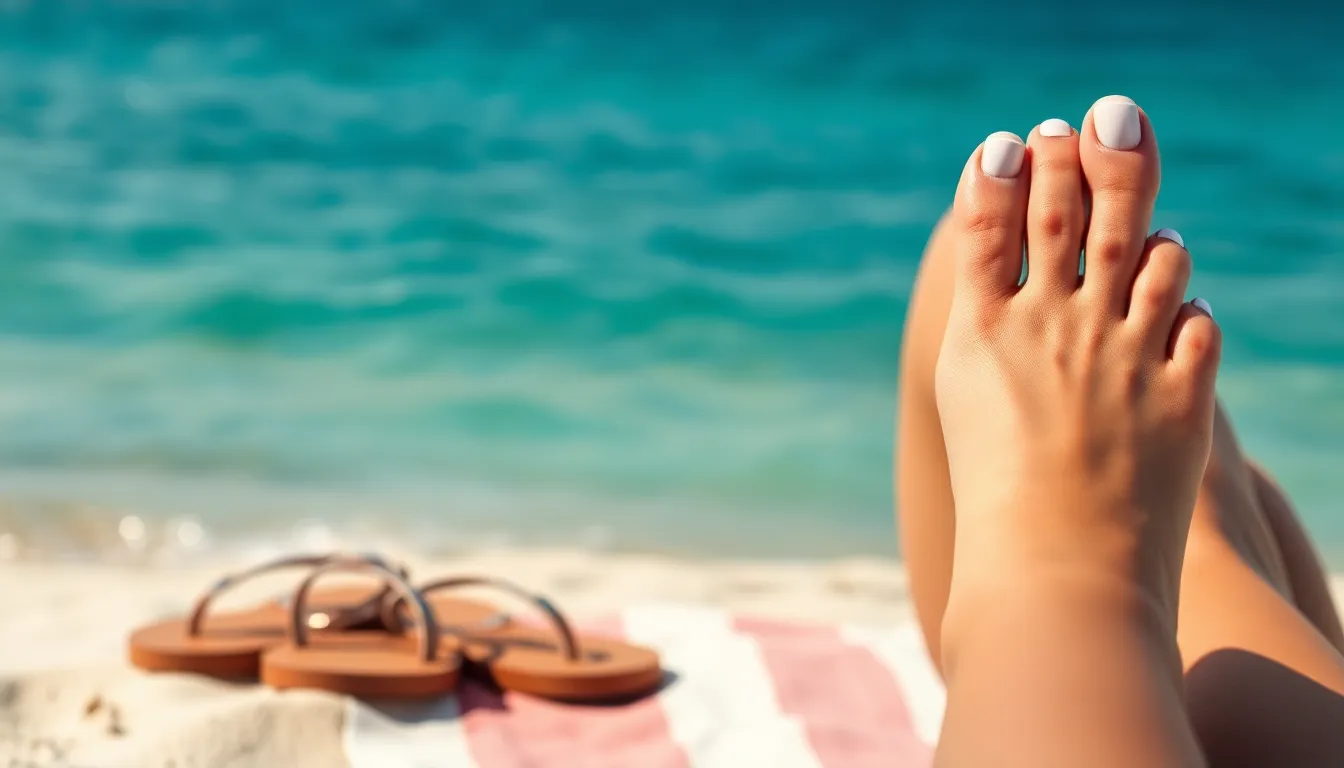 25 Stunning White Toe Nail Designs for Summer That'll Make You Beach-Ready 1