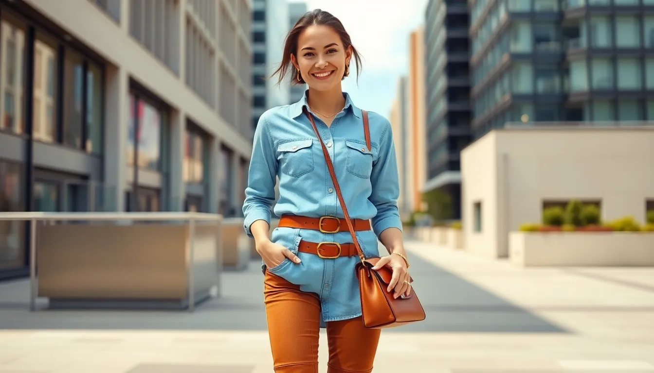 25 Stylish Denim Button Up Shirt Outfit Ideas for Every Occasion (2025 Guide) 11