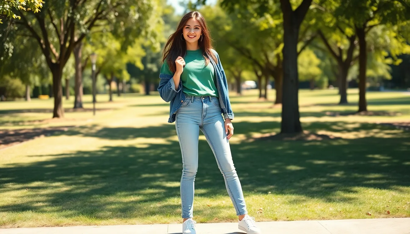 25 Stunning Green Shirt Outfits for Women: From Casual to Chic Styling Ideas 1