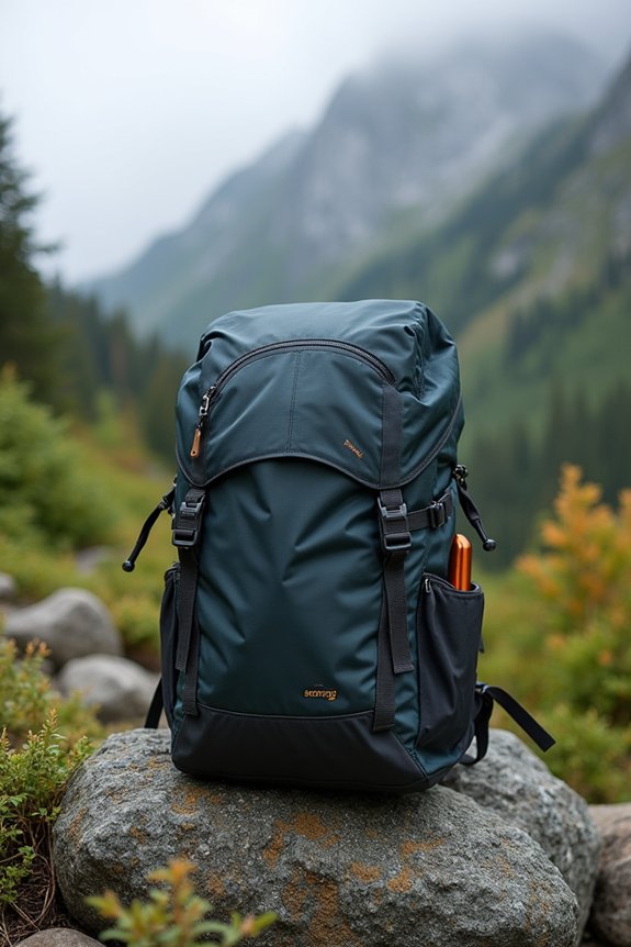 20l daypack with rain cover organized gear