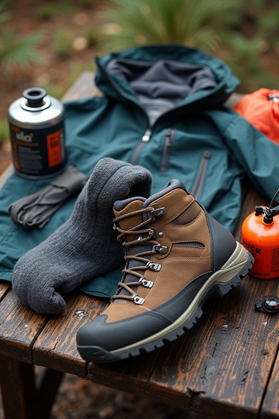 aggressive tread breathable waterproof boots