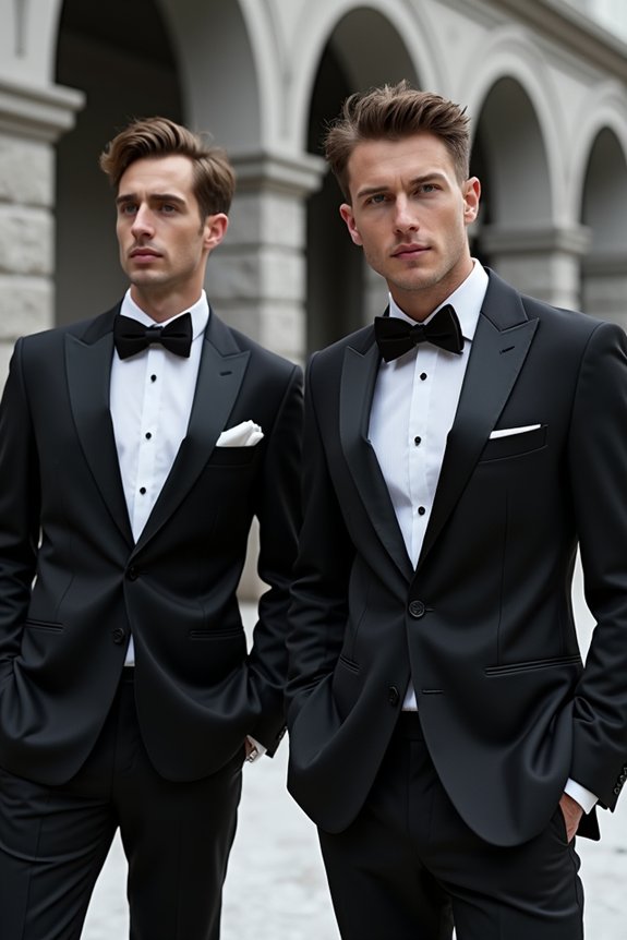 black tie winter formal attire elegance