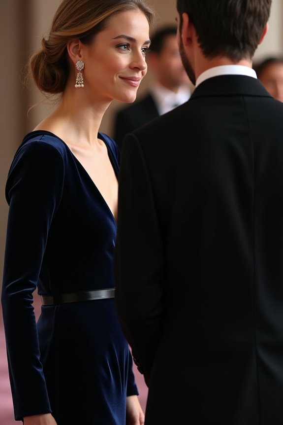bold gowns need understated elegance