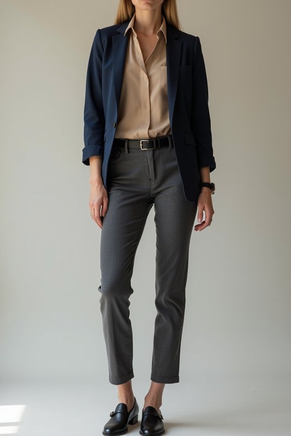 closed toed neutral professional footwear