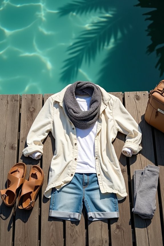 layered belize day to night clothing