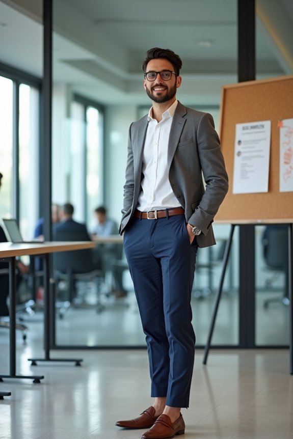 neat comfortable business casual attire