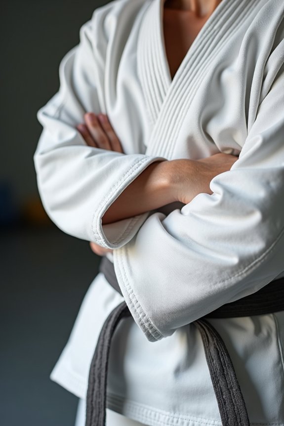 properly fitted gi with rash guard